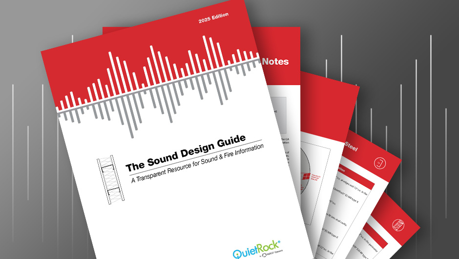The Sound Deign Guide 2025 edition is a transparent resource for sound and fire information